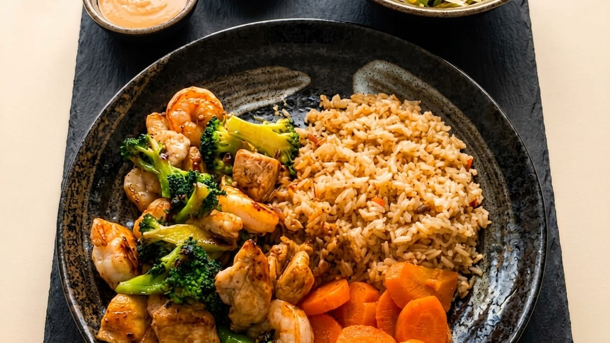 Fresh off the hibachi grill