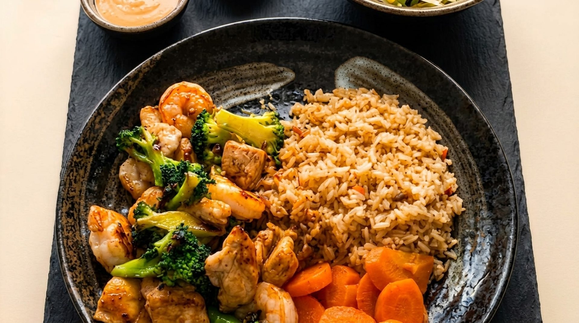 Fresh off the hibachi grill
