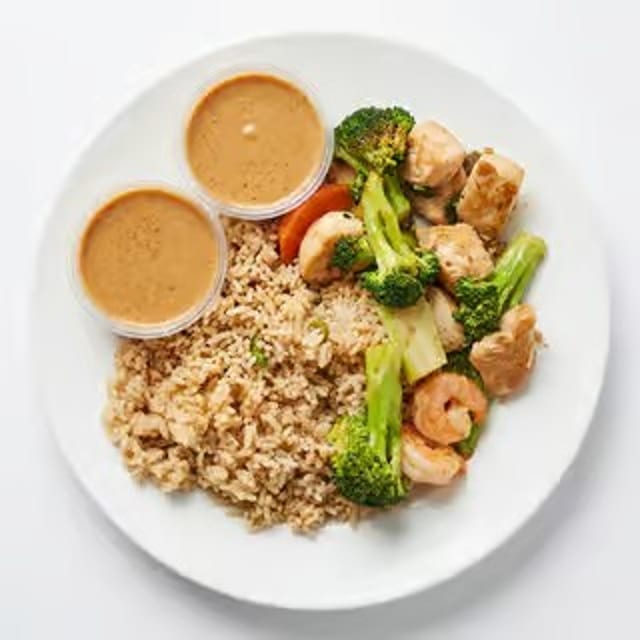 Chicken and Shrimp.